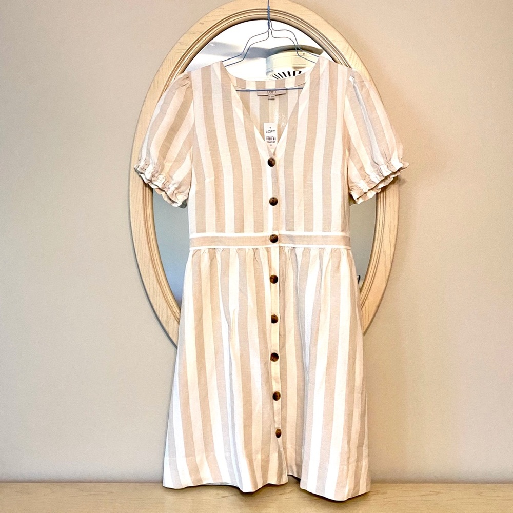 Loft striped dress